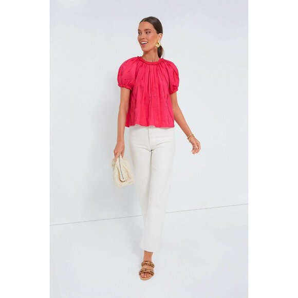 Ulla Johnson "Lora" Pink Top, size 12. - Picture 3 of 15